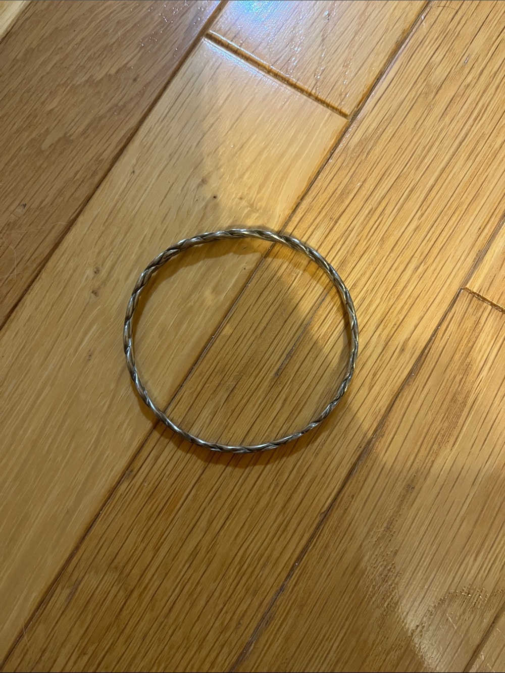 Vintage Sterling silver rope style bracelet